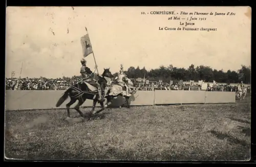 AK Compiègne, Fêtes en l`honneur de Jeanne d`arc 1911, La Joute