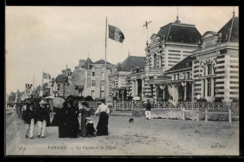 AK Paramé, Le Casino et la Digue