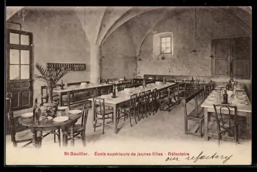 AK Saint-Gaultier, École supérieure de jeunes filles, réfectoire