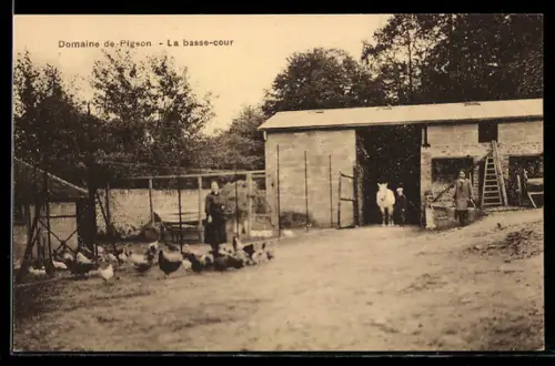 AK Saint-Hilaire-le-Châtel, Domaine de Pigeon, La basse-cour