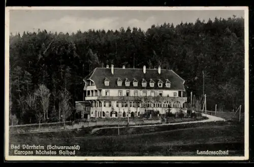 AK Bad Dürrheim / Schwarzwald, Blick auf das Kurhaus