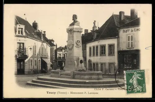 AK Toucy, Monument P. Larousse