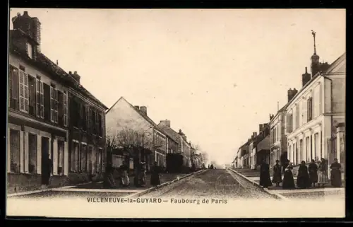 AK Villeneuve-la-Guyard, Fauborg de Paris