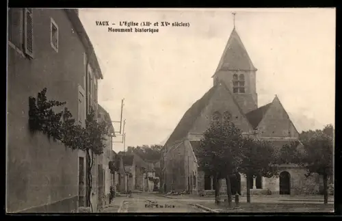 AK Vaux, L`Eglise, Monument historique