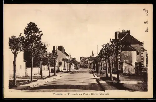 AK Bassou, Traversée du Pays, Route Nationale
