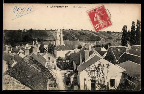 AK Charentenay, Vue Générale