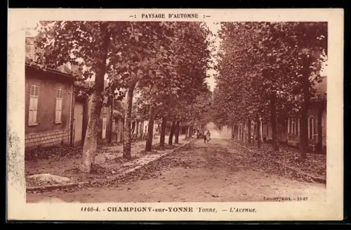AK Champigny-sur-Yonne, L`Avenue