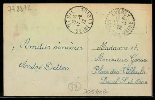 AK Everly /S.-et-.M., Le Gué de Rompy