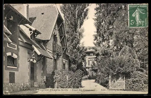 AK Sericourt, Cour des Commune, Propriété d'Eugéne Scribe