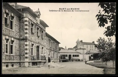 AK Mary-sur-Marne, Interieur de la Maison de Convalescence