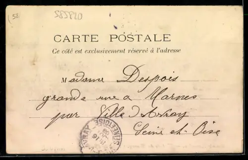 AK Saint-Réverien, Entree du Bourg