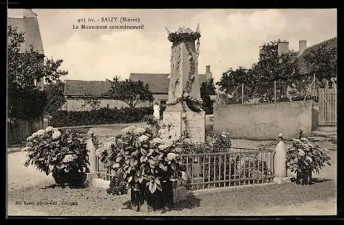 AK Saizy, Le Monument commémoratif