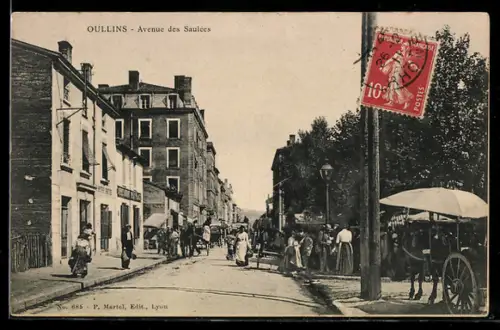 AK Oullins, Avenue des Saulées