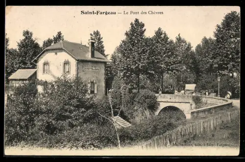 AK Saint-Fargeau, le Pont des Chévres