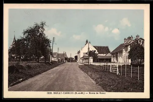 AK Bailly-Carrois, Route de Rozay, Strassenpartie