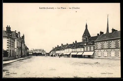 AK Lorris, La Place, le Clocher