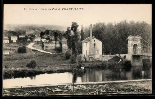 AK Villevallier, Un Coin de l`Yonne au Pont