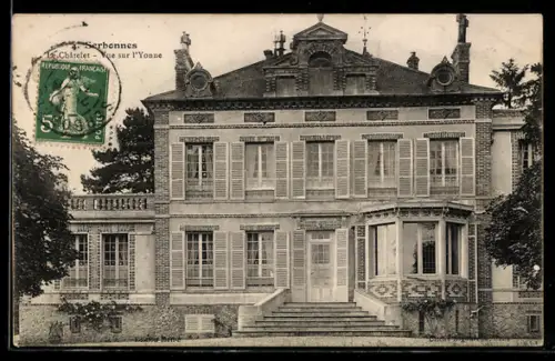 AK Serbonnes, le Chatelet, Vue sur l'Yonne