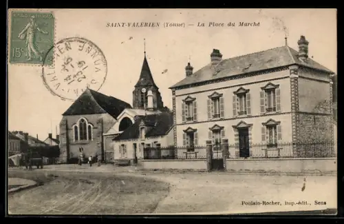AK Saint-Valérien, La Place du Marché