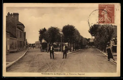 AK Villeneuve-la-Guyard, Fontaine Regnoul