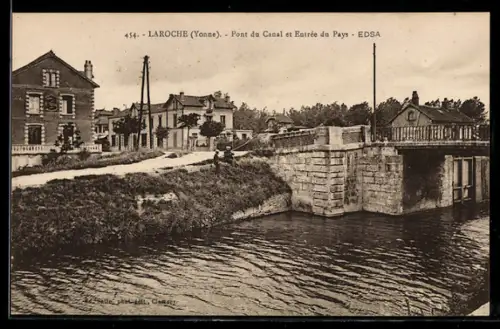 AK Laroche, Pont du Canal et Entree du Pays