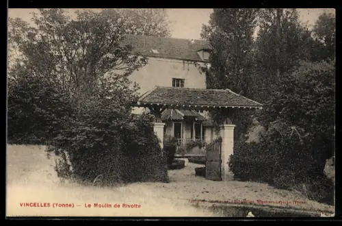 AK Vincelles, Le Moulin de Rivotte