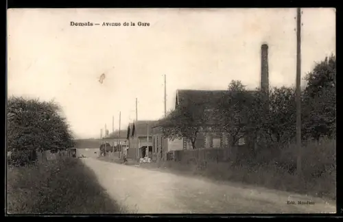 AK Domats, Avenue de la Gare, Strassenpartie