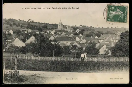 AK Bellechaume, Vue générale (côté de Paroy)