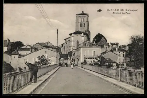 AK Saint-Astier /Dordogne, Avenue du Pont