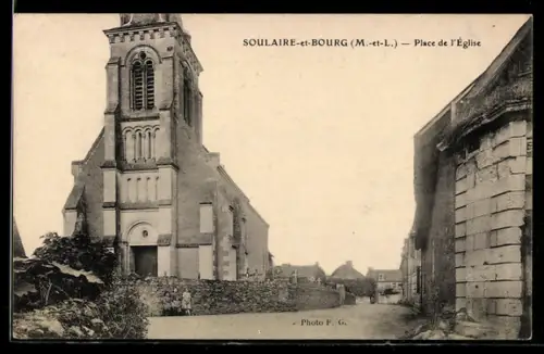 AK Soulaire-et-Bourg, Place de l`Eglise