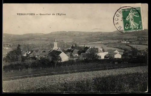 AK Verosvres, Quartier de l'Eglise