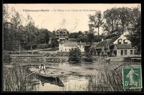 AK Villiers-sur-Morin, Le Morin et le Chalet de Belle-Assise
