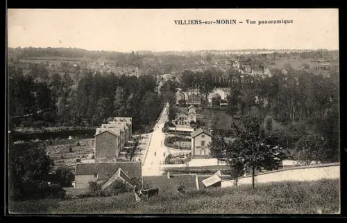AK Villiers-sur-Morin, Vue panoramique