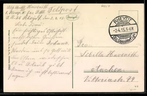 AK Rheydt, Partie im Kaiserpark