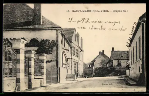 AK St-Maurice-le-Vieil, Grande Rue, Ortspartie