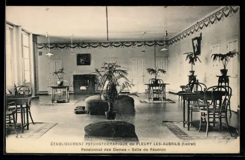AK Fleury-les-Aubrais, Etablissement Psychotherapique, Pensionnat des Dames, Salle de Reunion