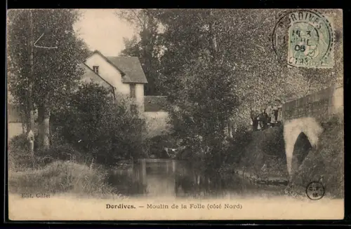 AK Dordives, Moulin de la Folie (côté Nord)