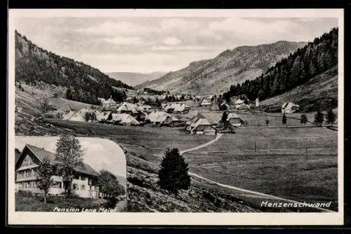AK Menzenschwand, Ortsansicht, Pension Lena Maier