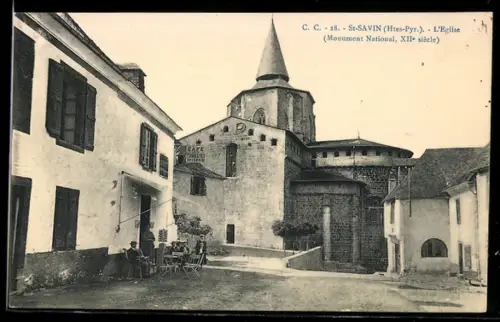 AK Saint Savin, L'Église et Café