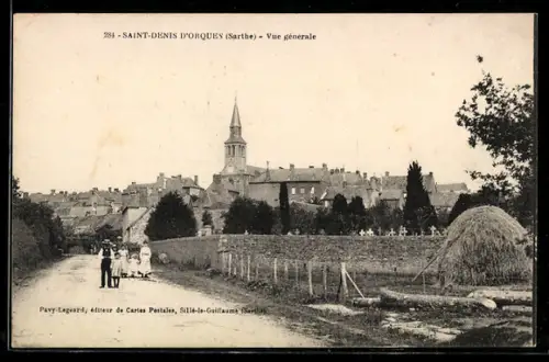 AK Saint-Denis-d`Orques, Vue generale