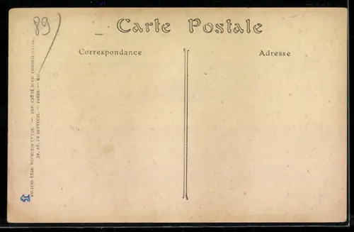 AK Pontaubert, La Grande Rue