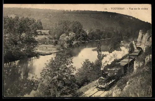 AK Voutenay, Vue sur la rivière