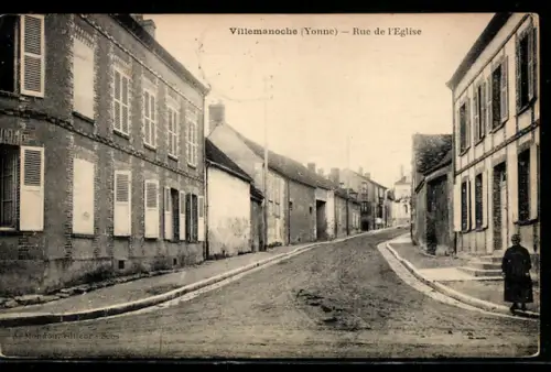 AK Villemanoche, Rue de l`Eglise