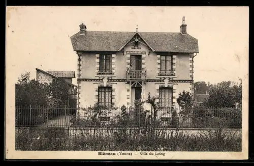 AK Bléneau /Yonne, Villa du Loing