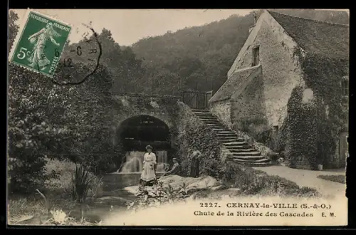 AK Cernay-la-Ville, Chute de la Rivière des Cascades