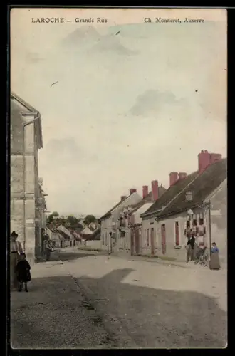 AK Laroche, Grande Rue, Strassenpartie