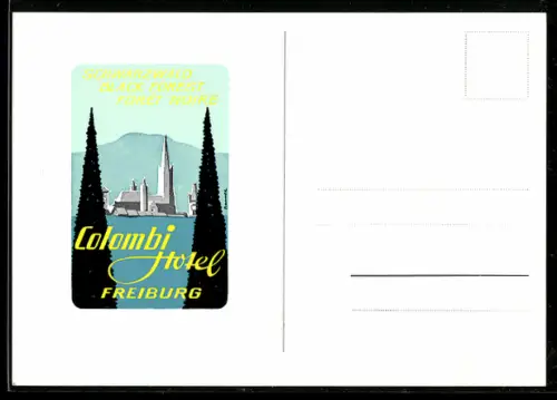 AK Freiburg /Schwarzwald, Colombi-Hotel