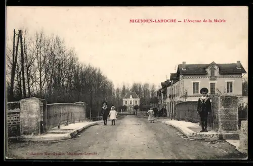 AK Migennes-Laroche, L'Avenue de la Mairie