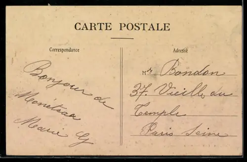 AK Monéteau, Vue générale