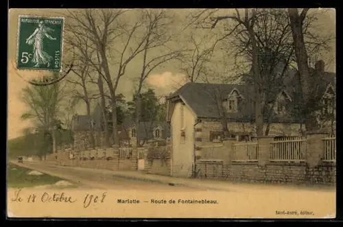 AK Marlotte, Route de Fontainebleau